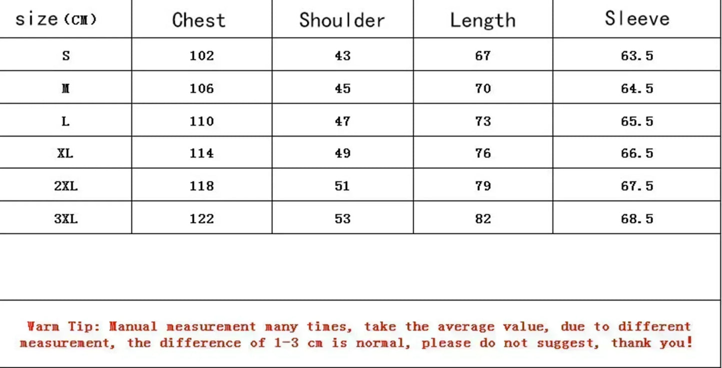 Size chart table in centimeters for rapper The Weeknd album cover graphic hoodies in sizes s to 3xl for pop music sweatshirt