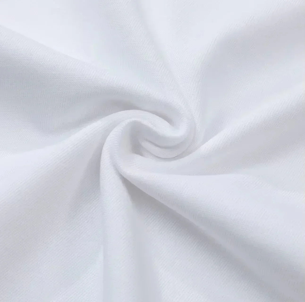White soft cotton fabric with gentle folds on rapper theodora mega bbl album hip hop fashion t shirt for men and women