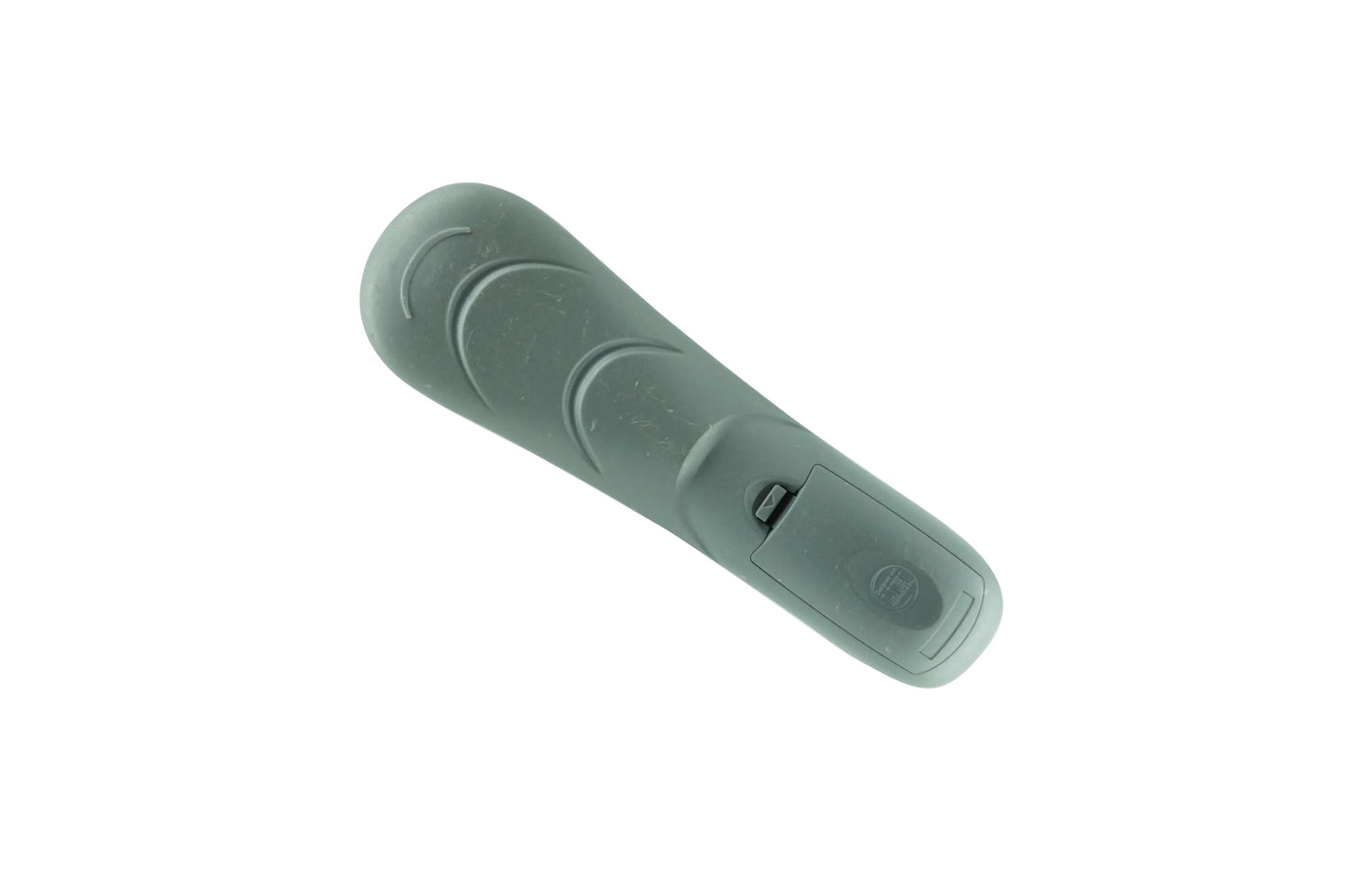 Gray silicone remote control for kenwood krf-x9070d krf-v8070ds with ergonomic curves and battery compartment for audio video surround receiver