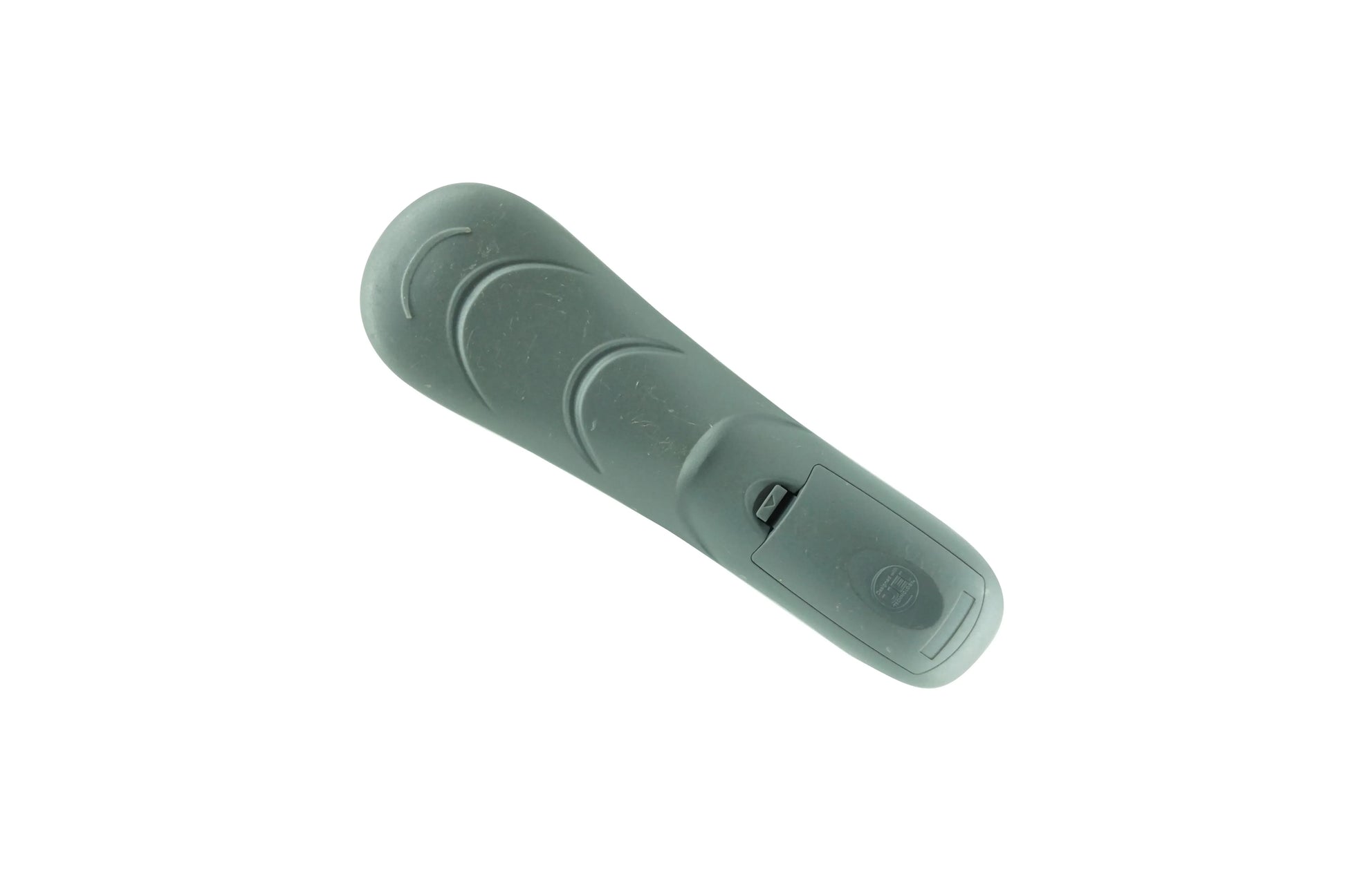 Gray silicone remote control for kenwood krf-x9070d krf-v8070ds with ergonomic curves and battery compartment for audio video surround receiver