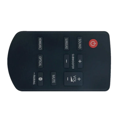 Black plastic remote control n2qayc000115 with red power button for panasonic su-htb488 sc-htb688eb-k theater tv sound system