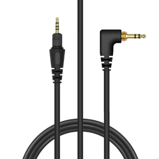 Black audio cable with gold-plated 3.5mm connectors replacement for pioneer dj hdj-x5 hdj-x7 hdj-s7 hdj-cx hdj-cue1 headphones