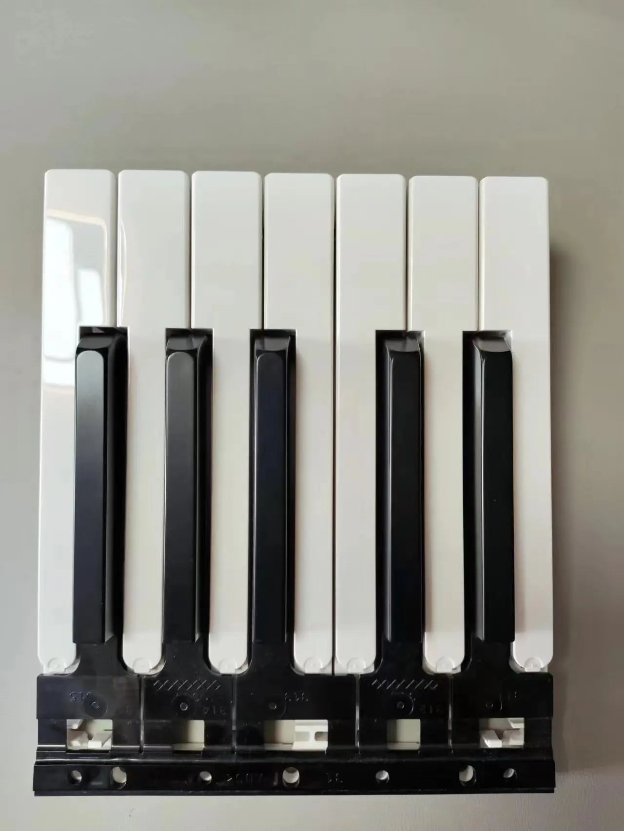 Black and white piano key replacement digital piano repair part for yamaha p45 p48 wall-mounted radiator design