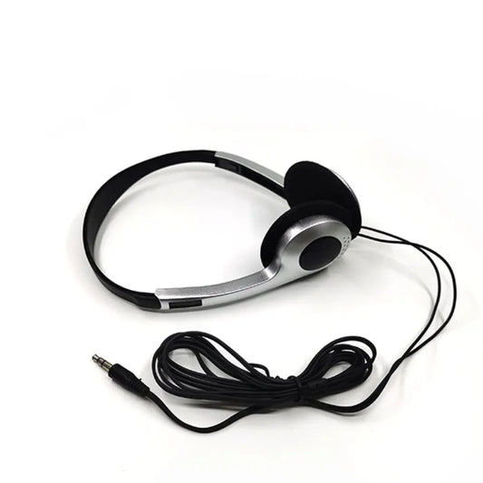 Silver and black retro wired headphones with coiled audio cable showcasing walkman earphone personality for hip hop trends