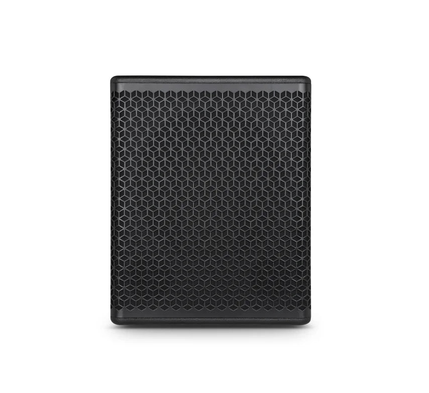 Black rectangular s110 10 inch professional audio speaker with honeycomb mesh grille for party dj karaoke and music studio equipment