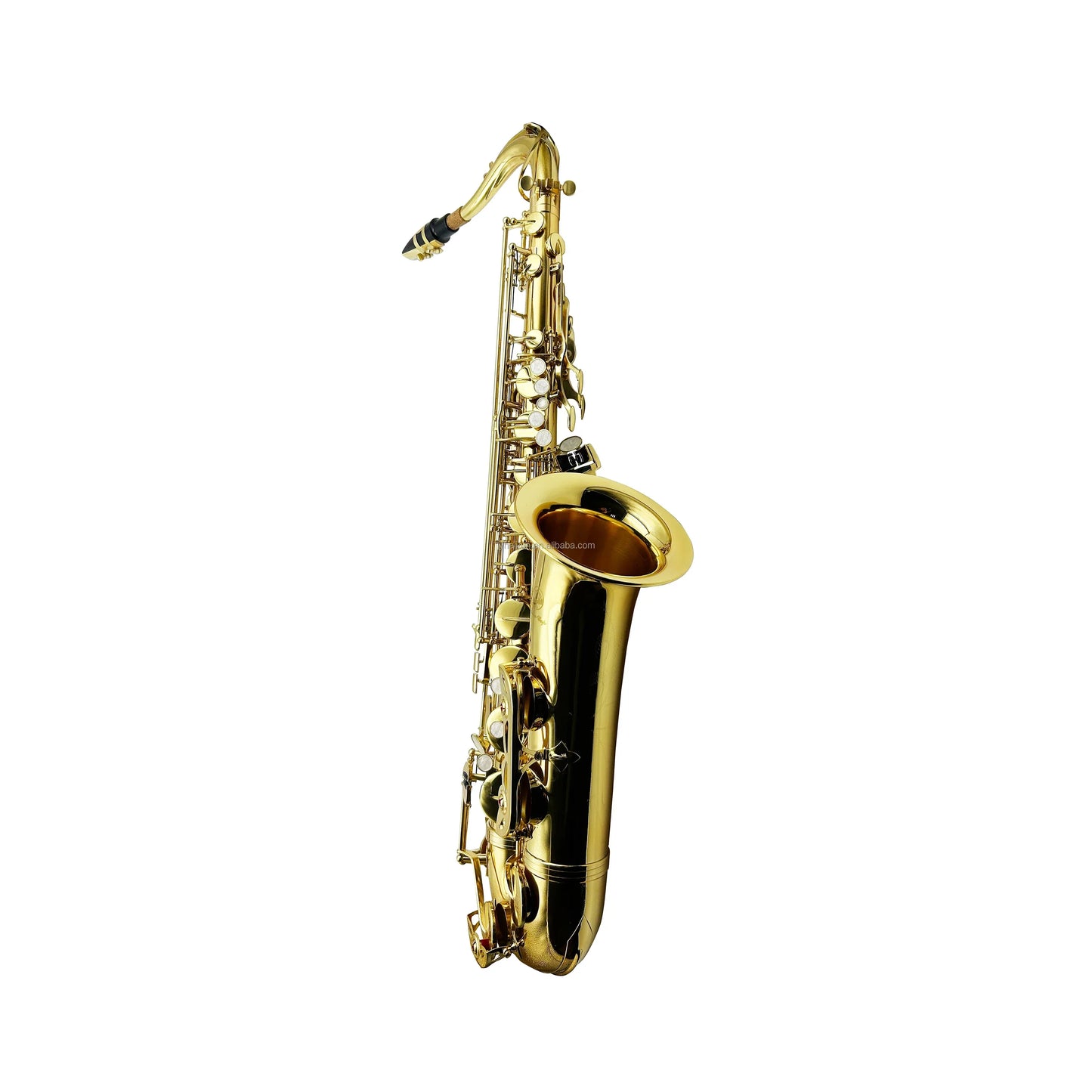 Seasound oem high quality gold bb tenor saxophone woodwind instrument with polished brass body adjustable features