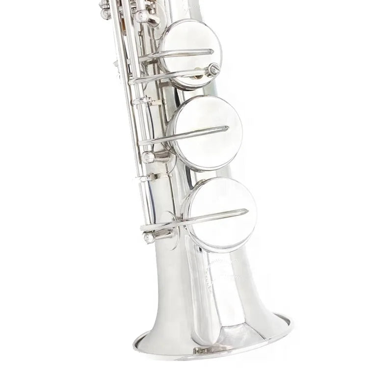 Shiny silver seasound oem professional soprano saxophone jyss111s with polished metal keys and tone premium instrument design