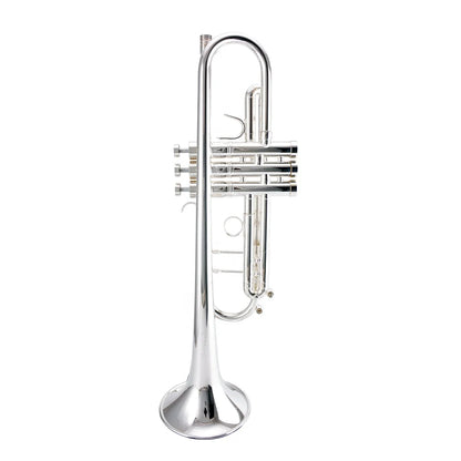 Seasound professional silver edward trumpet with polished metallic finish and classic design oem brass instrument