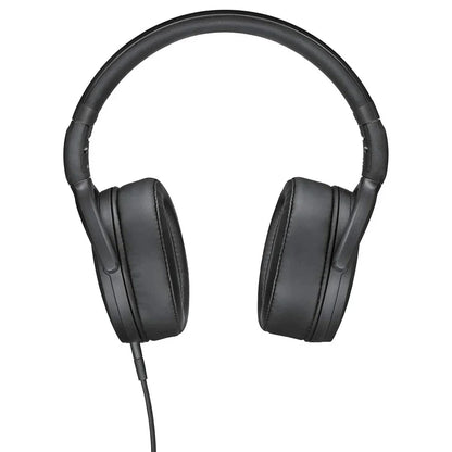 Black sennheiser hd400s headphones with padded earcups and bass noise reduction for esports gaming use