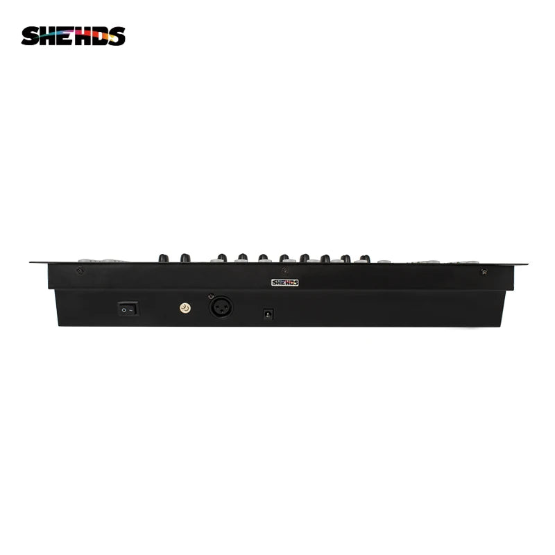 Black shehds new 192 dmx controller dj equipment console stage lighting with multiple knobs for moving head spotlights control