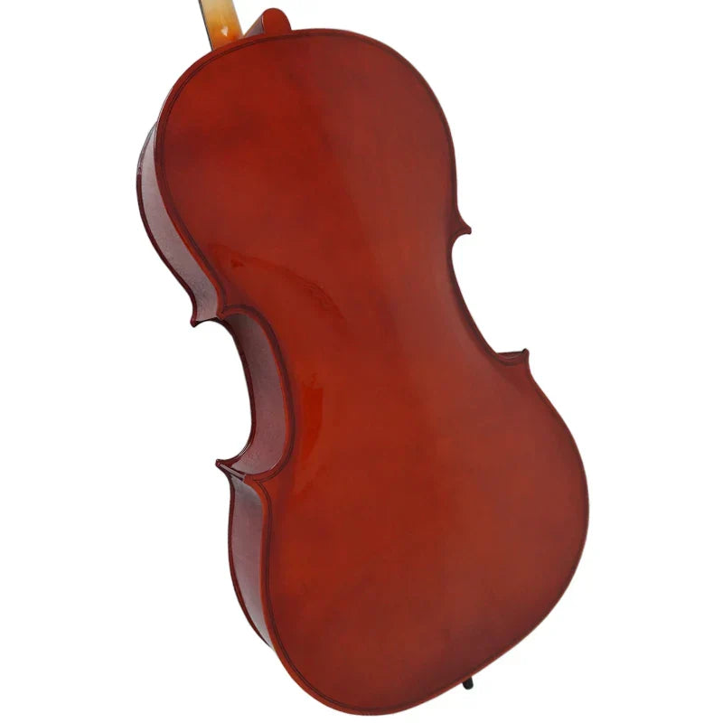 A polished rich mahogany violin with glossy spraying cello varnish by sinomusik high quality professional string musical instrument