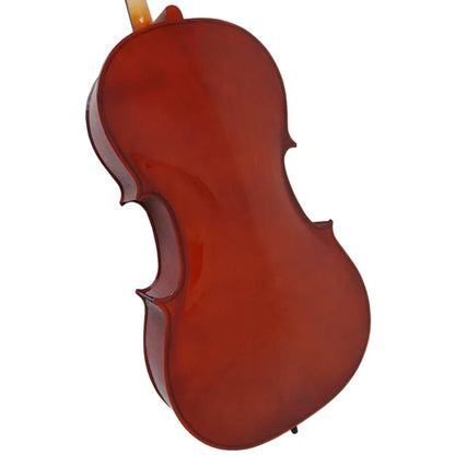 A polished rich mahogany violin with glossy spraying cello varnish by sinomusik high quality professional string musical instrument