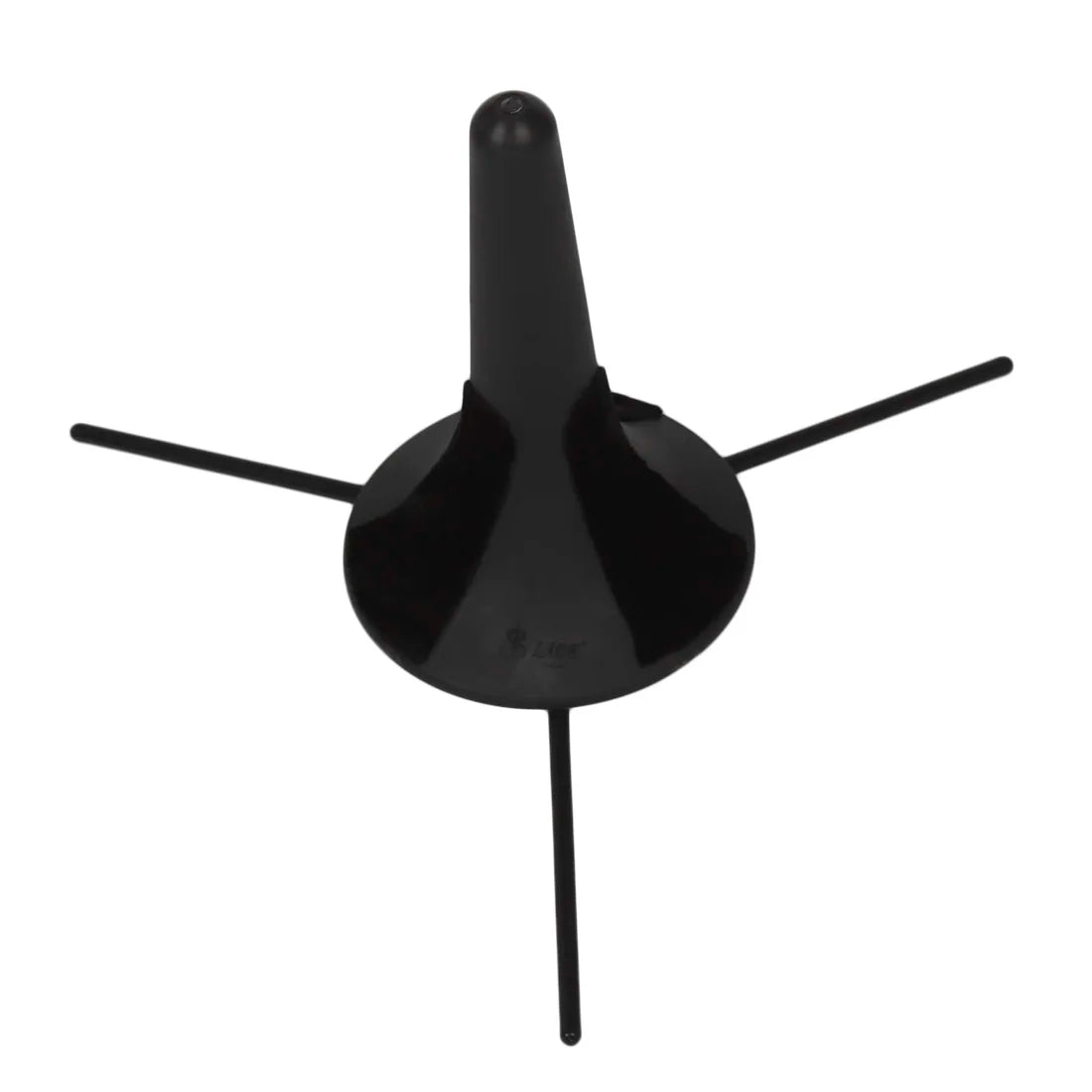 Slade black trumpet stand with foldable abs metal slide rest and removable legs portable bracket for brass instruments
