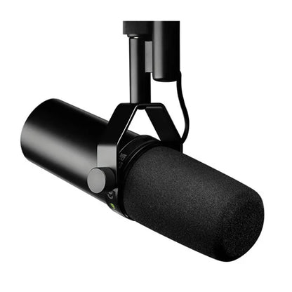 Black sm7db studio dynamic vocal microphone sm7b with foam windscreen and shock mount for radio live vocal use