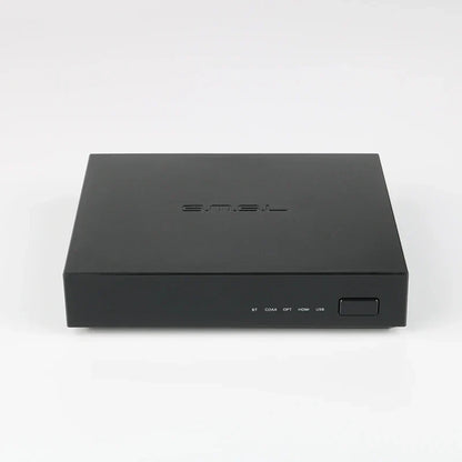 Black rectangular smsl ps100 multifunctional audio converter with hdmi arc es9023 dac chip for home and car music systems