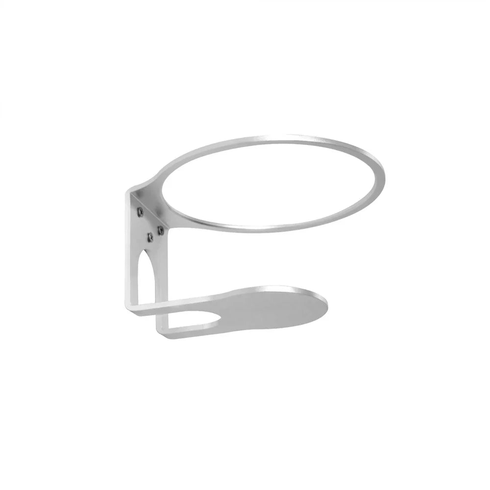 Silver metallic wall mount aluminum universal speaker holder with sleek minimalist aluminum alloy stand design for homepod