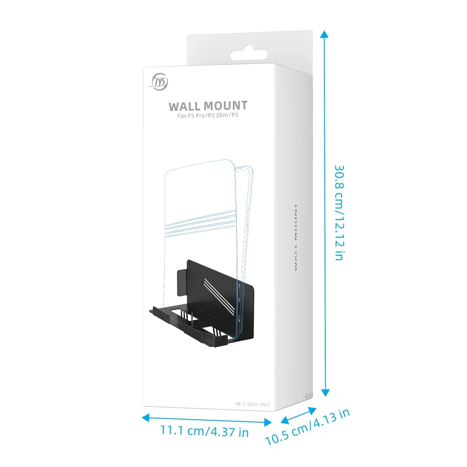 Black plastic stable metal wall mount for playstation 5 console accessories space saver easy to install