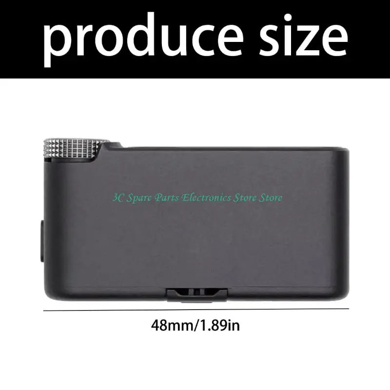 Black rectangular intelligent wireless microphones system with textured silver grid and touchscreens control for computer recording