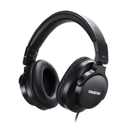 Black takstar pro 70 gen 2 monitor headphones professional over-ear with padded earcups for live stream recording
