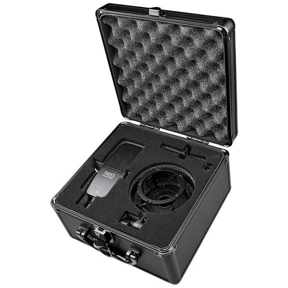 Black takstar tak55 profesional recording wired microfono condensador microphone in foam case with shockmount windscreen