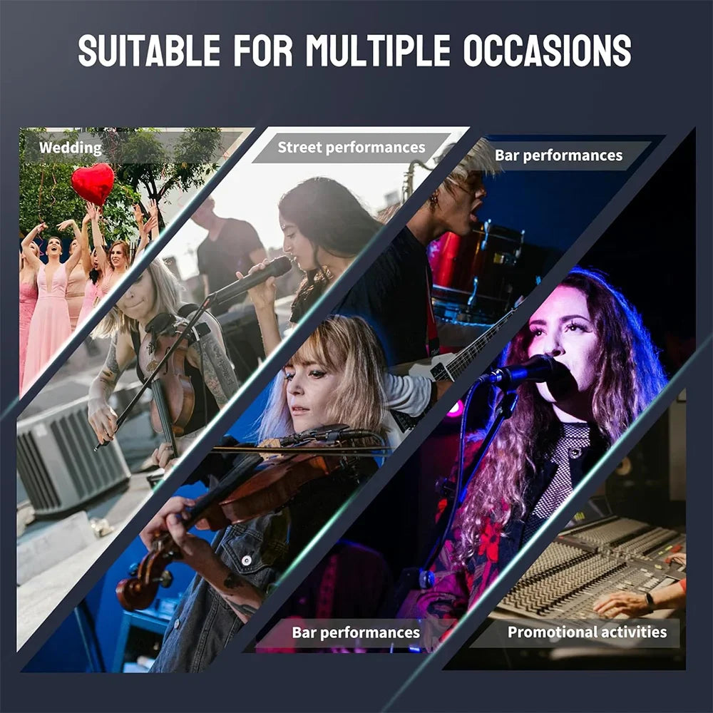 Multifunctional promotional apparel for musicians with vibrant stage lighting featuring tavosop 4 channel audio mixer 48v usb interface for karaoke pc mp3 use