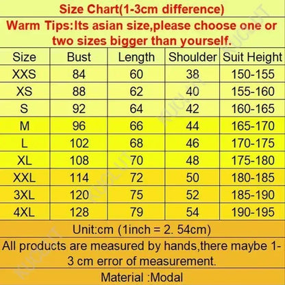 Yellow size chart in centimeters for technics t shirt modal garment from xxs to 4xl in street dj music style