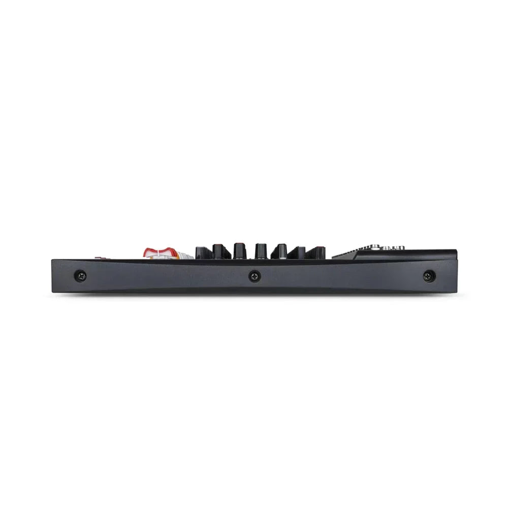 Top quality RX1600 black electronic dj controller with multiple knobs for stage performance studio sound audio mixer use