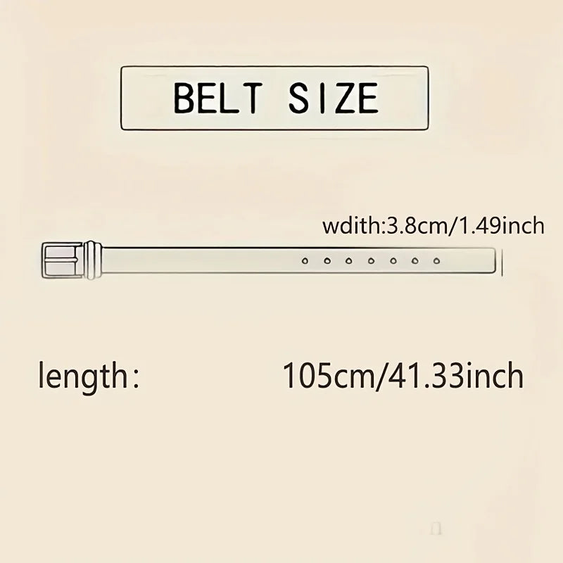 A sleek light-colored leather rock rep persona belt fashion versatile with minimalist buckle and adjustable holes for casual use