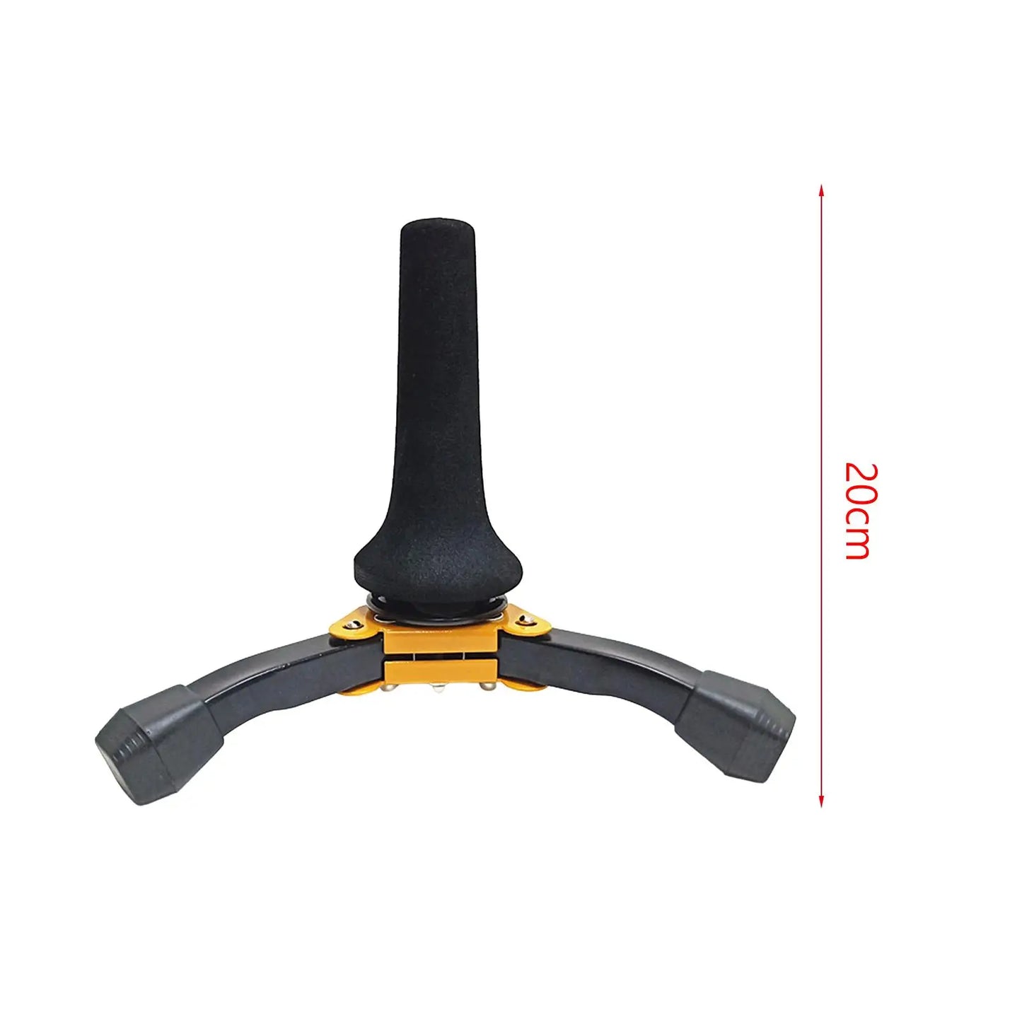 Black and gold 20cm tripod stand lightweight foldable oboe stand holder clarinet stand bracket and soprano saxophone stand