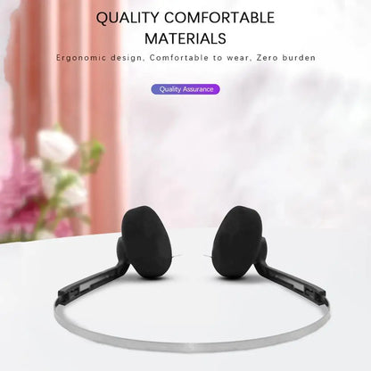 Black underwire headphone music with sleek ergonomic design and padded ear cups for headphones sports fashion use