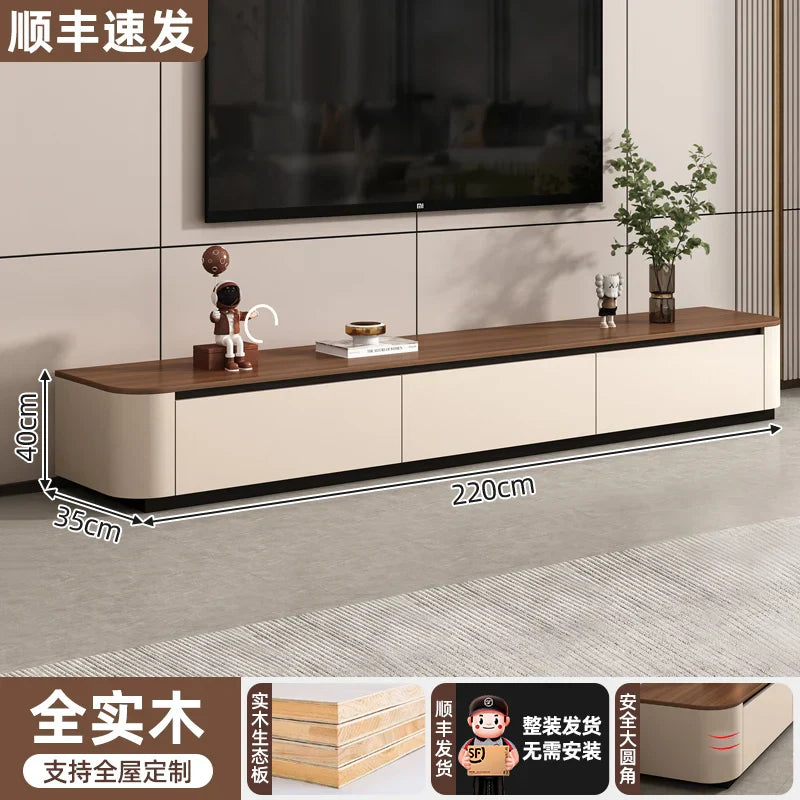 Modern beige and wood-grain tv console with sleek minimalist design for clear muebles home funky tv stands and vintage use