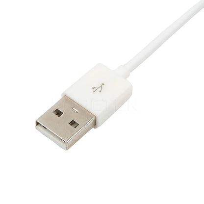 White usb 2.0 a male to female extension cable with metallic connector and molded plastic housing for plues samsung note4 edge laptop cord