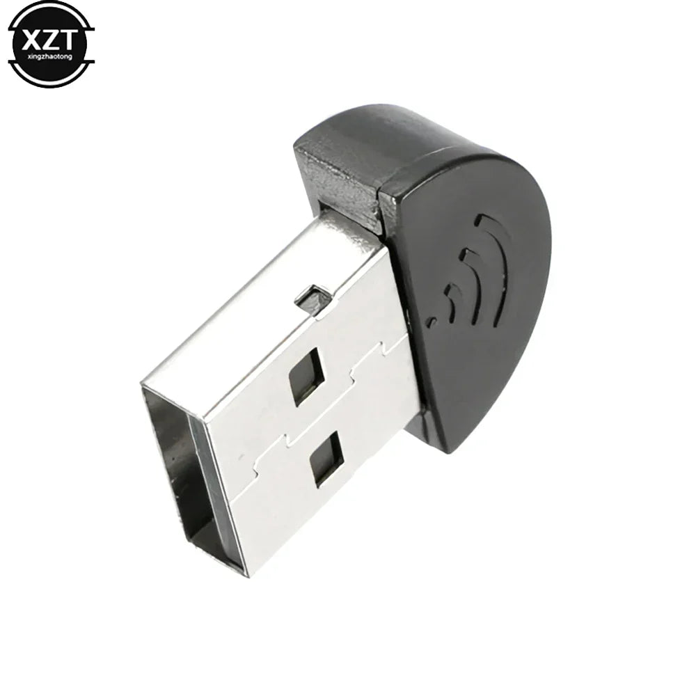 Black and silver usb 2.0 mic audio adapter with curved plastic housing and embossed wi-fi symbol for portable studio speech driver free use