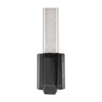 Silver usb bluetooth adapter with black faceted plastic base supports bluetooth low energy for pc Windows use