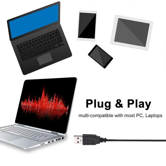 Black usb-a to usb-b cable with short sturdy connector and braided shielding for omnidirectional pc laptop recording chatting singing