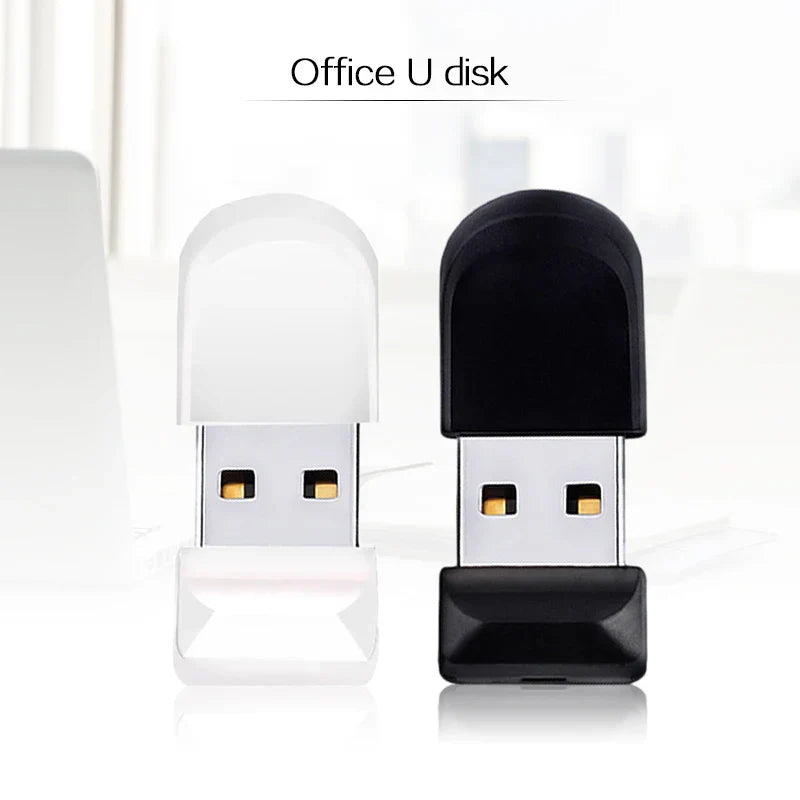 White and black usb flash drives with sleek rounded caps metallic connectors 128gb memory pendrive external storage