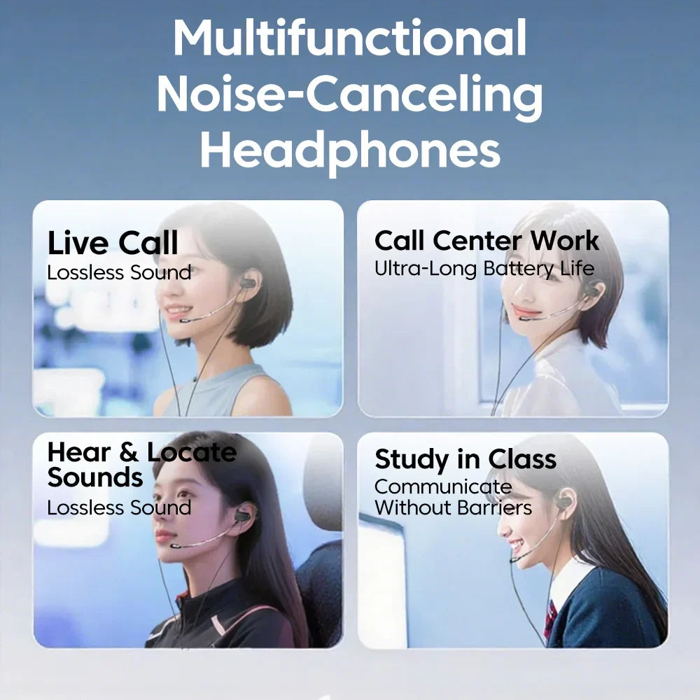 Multifunctional usb type c 3.5mm in-ear wired headphones with dual microphone hifi surround and game noise reduction