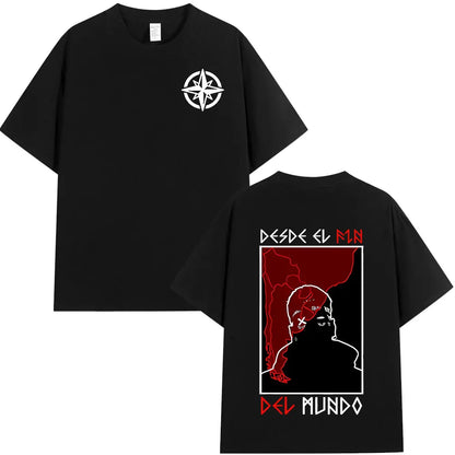 Rapper Duki ADA Tour Merch T-shirt Men's Women Clothing Cotton Cozy Oversized T-shirts Hip Hop Short Sleeve T Shirts Streetwear
