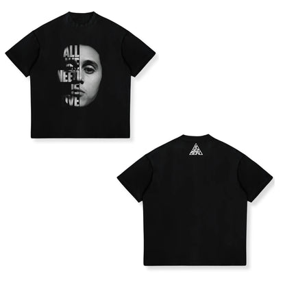 Rapper Canserbero Cotton Print T-Shirts Men Women Casual Fashion Oversized Hip Hop Short Sleeve T Shirt Male Tees Tops Man