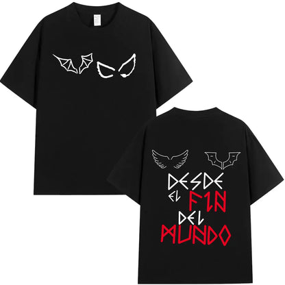 Rapper Duki ADA Tour Merch T-shirt Men's Women Clothing Cotton Cozy Oversized T-shirts Hip Hop Short Sleeve T Shirts Streetwear