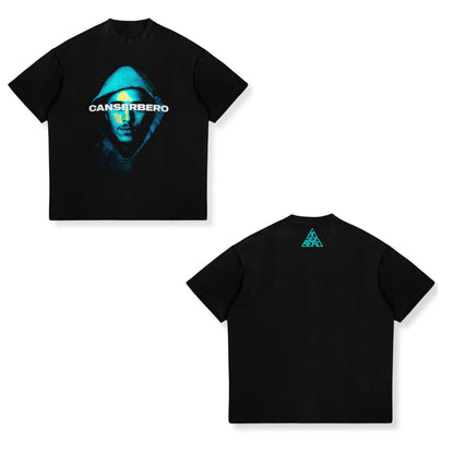 Rapper Canserbero Cotton Print T-Shirts Men Women Casual Fashion Oversized Hip Hop Short Sleeve T Shirt Male Tees Tops Man