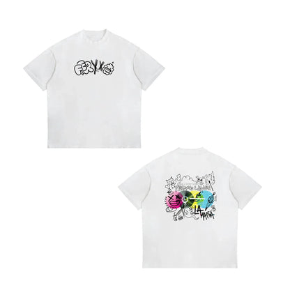 Rapper Feid Se Lo Juro Mor New T Shirt Fashion Men Aesthetic Funny Feid Ferxxo Clothing Summer Oversized Hip Hop Cotton Tees Top