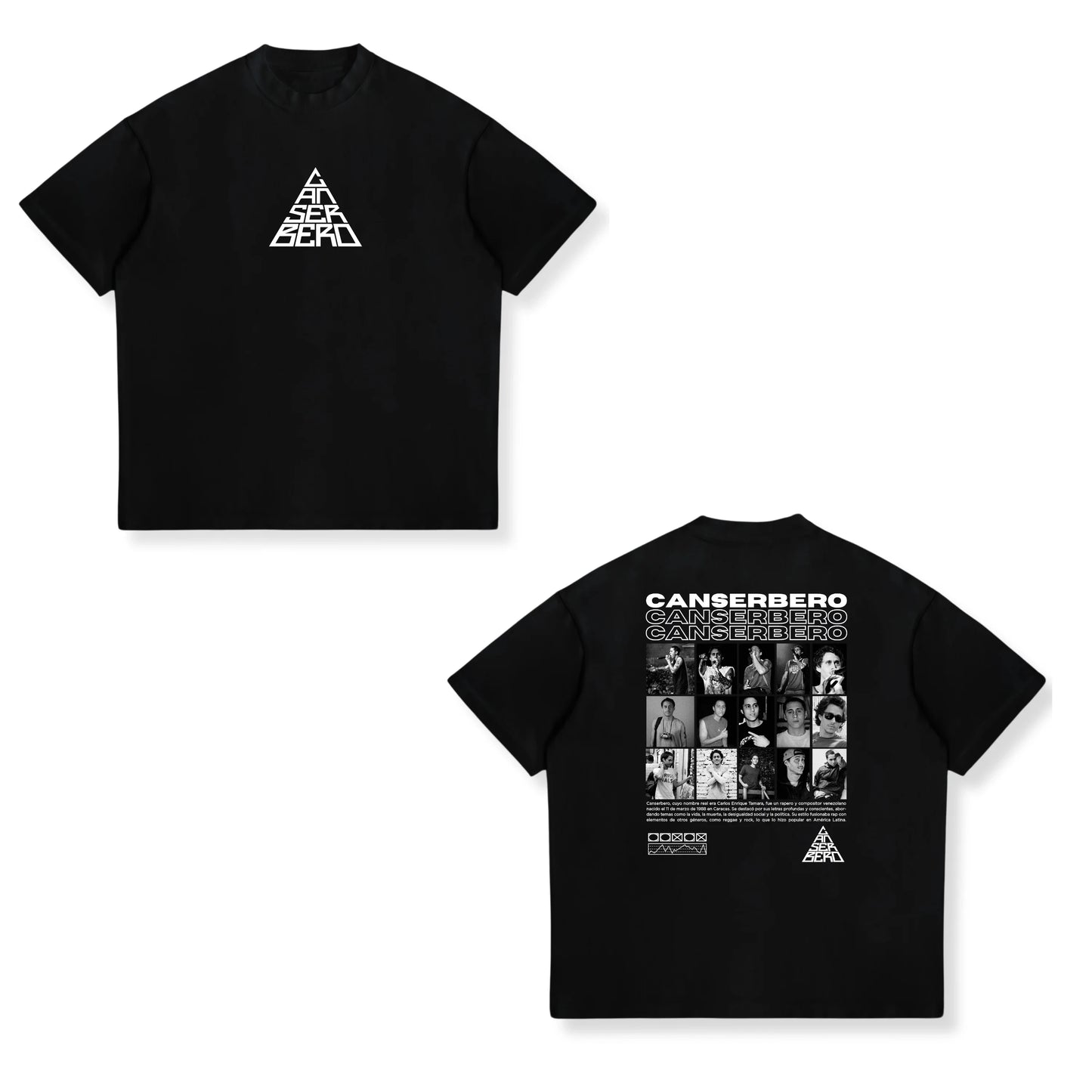 Rapper Canserbero Cotton Print T-Shirts Men Women Casual Fashion Oversized Hip Hop Short Sleeve T Shirt Male Tees Tops Man