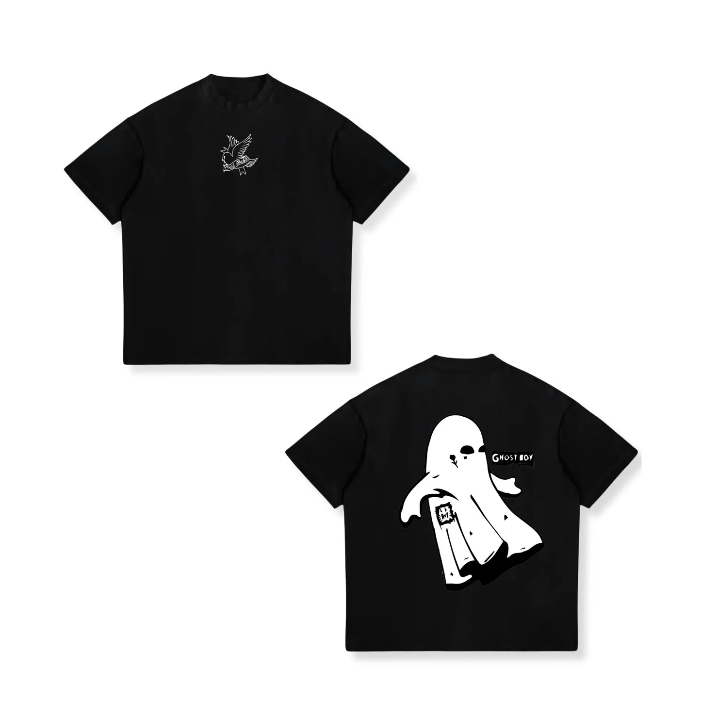 Rapper Lil Peep Hell Boy Graphic TShirt Men's Cool Hip Hop Fashion T-Shirts Men Women Cotton Oversized Tee Shirt Streetwear
