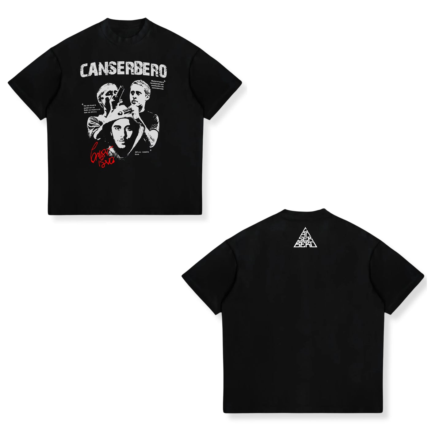 Rapper Canserbero Cotton Print T-Shirts Men Women Casual Fashion Oversized Hip Hop Short Sleeve T Shirt Male Tees Tops Man