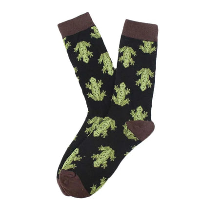 Happy Cool Harajuku Crew Mens Socks Hip Hop Street Big Size Funny Socks Men Skateboard Painting Calcetines Homme Divertidos Sox