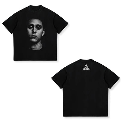 Rapper Canserbero Cotton Print T-Shirts Men Women Casual Fashion Oversized Hip Hop Short Sleeve T Shirt Male Tees Tops Man