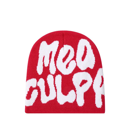 Hip-Hop Knitted Hat Kpop Beanies Hat Street Pullover Hat for Men Women Winter Outdoor Riding Sports Hat Elastic Skullies Hat