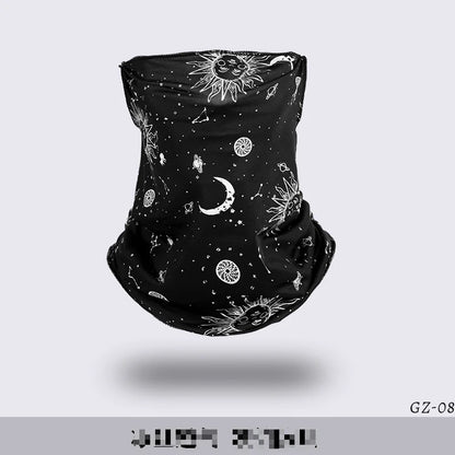 Fashion Punk Sunscreen Mask For Men Women Summer Face Neck UV Protection Ear Scarf Hip Hop Outdoor Sports Cycling Bandana Scarfs