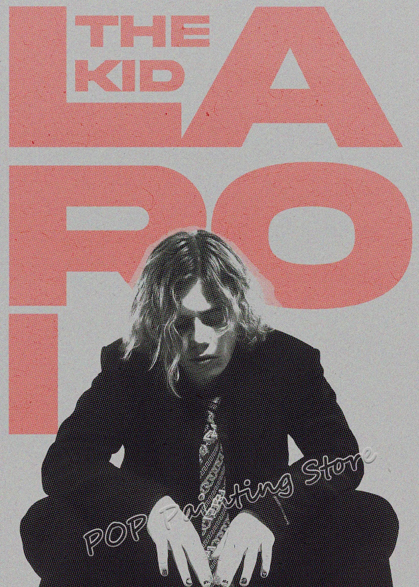 Rapper The Kid LAROI Canvas Wall Art Classic Rap Hip Hop Music The First Time Album Cover Posters Living Room Home Decor Gift